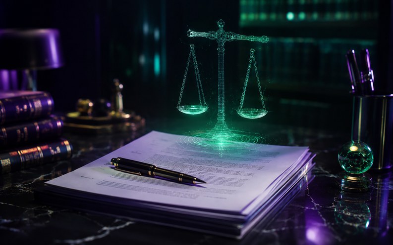 Legal advisory meeting in a bright modern conference room